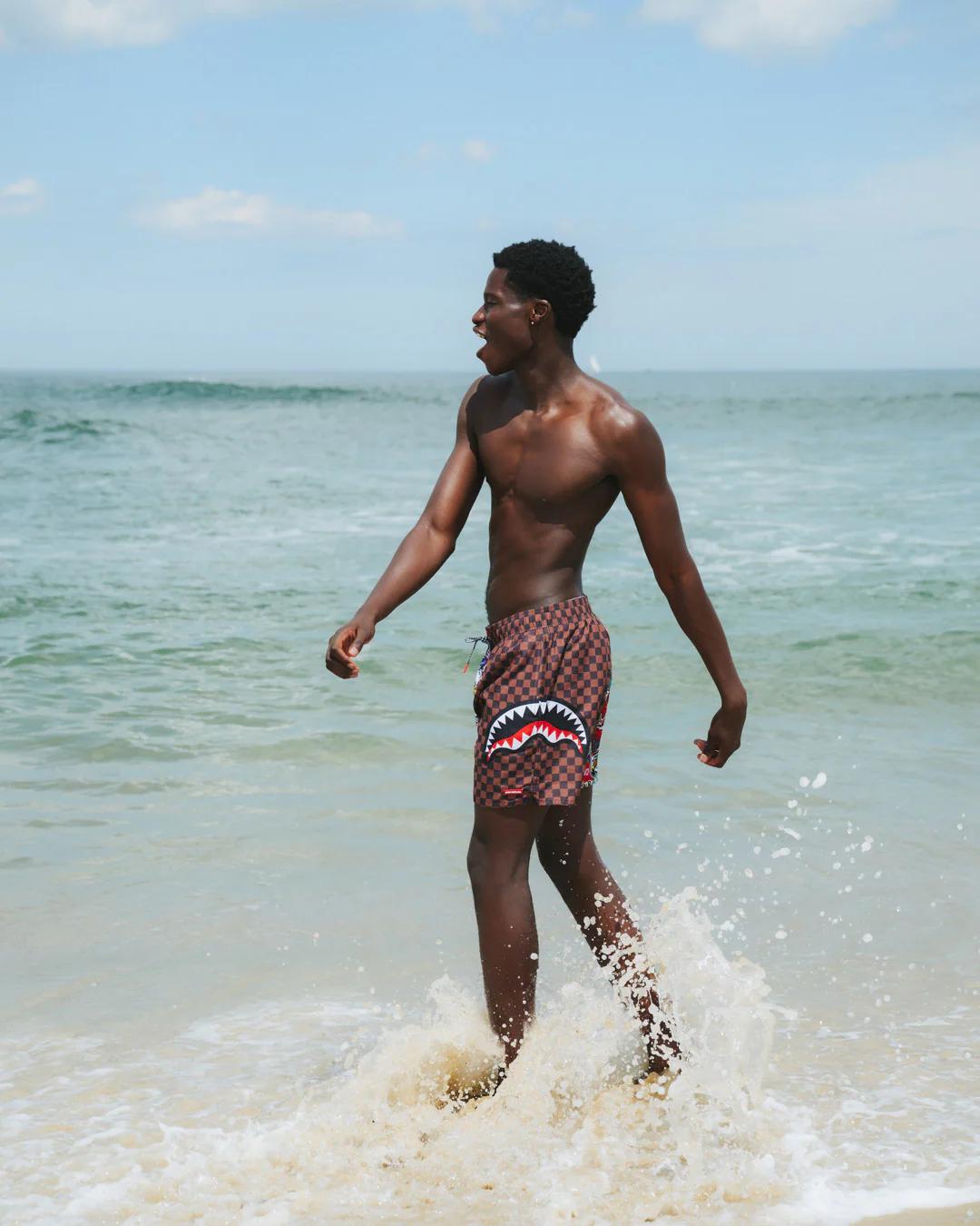 STICKER CREW SWIM SHORTS | Sprayground Recommended