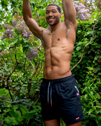 SHARK CENTRAL MIDNIGHT SWIM TRUNKS | Sprayground Great Value