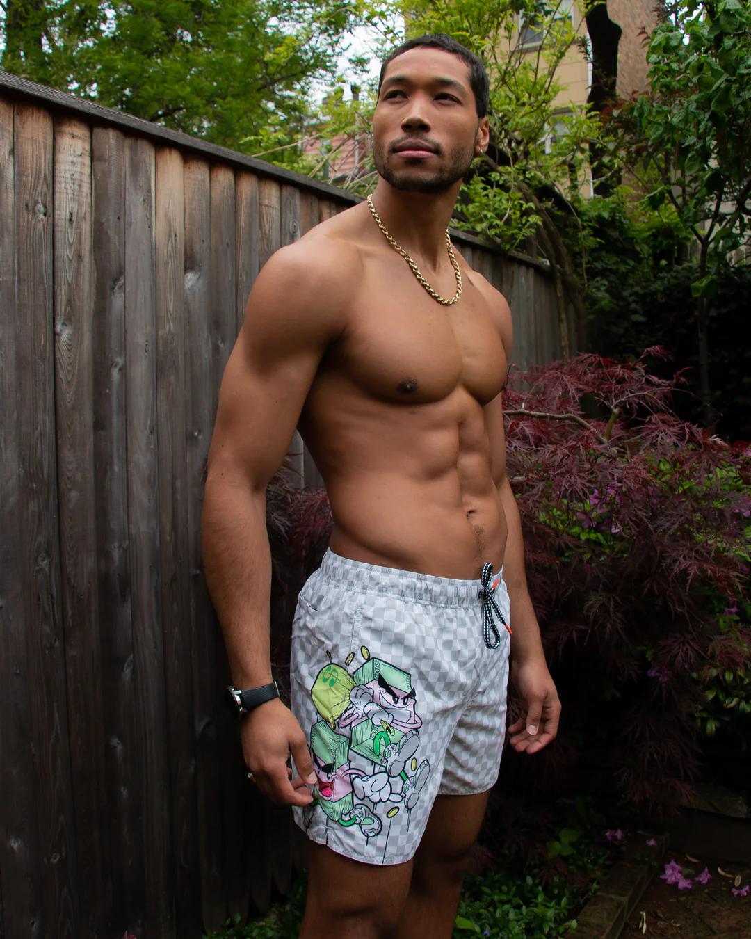 MONEY BOYS SANDBAR SWIM TRUNKS | Sprayground Latest
