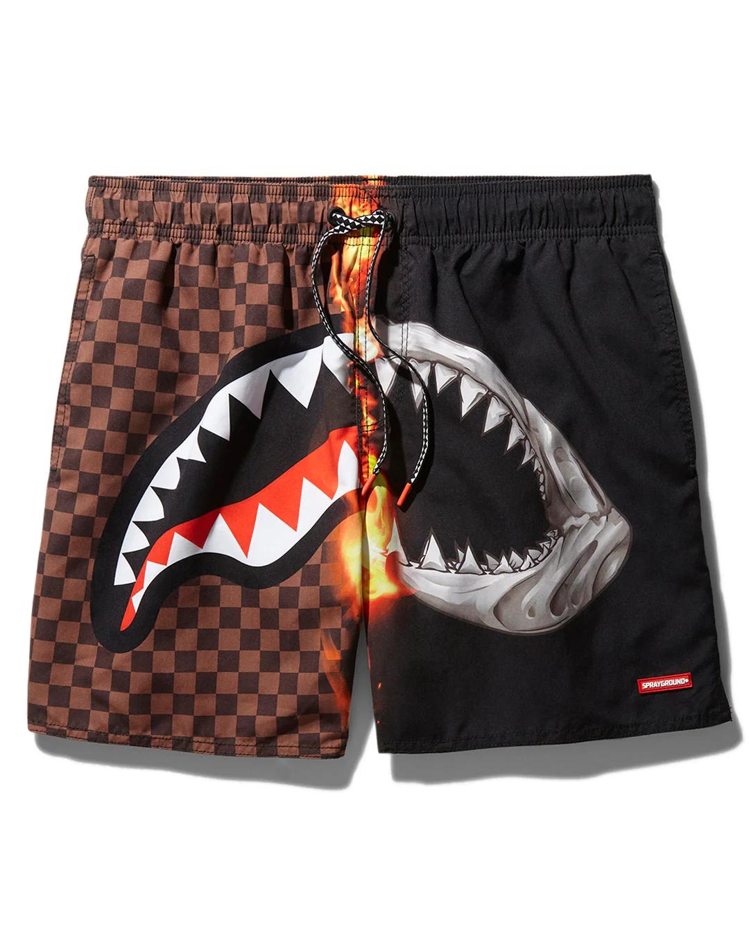 SHARKS IN PARIS UNSTOPPABLE SWIM TRUNKS | Sprayground Premium