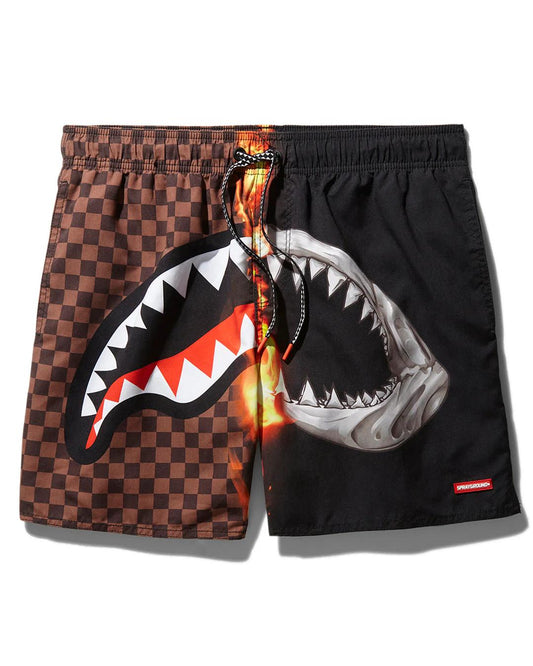 SHARKS IN PARIS UNSTOPPABLE SWIM TRUNKS | Sprayground Premium