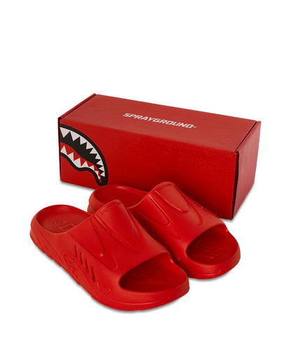 SHARK SLIDE (RED) | Sprayground Signature