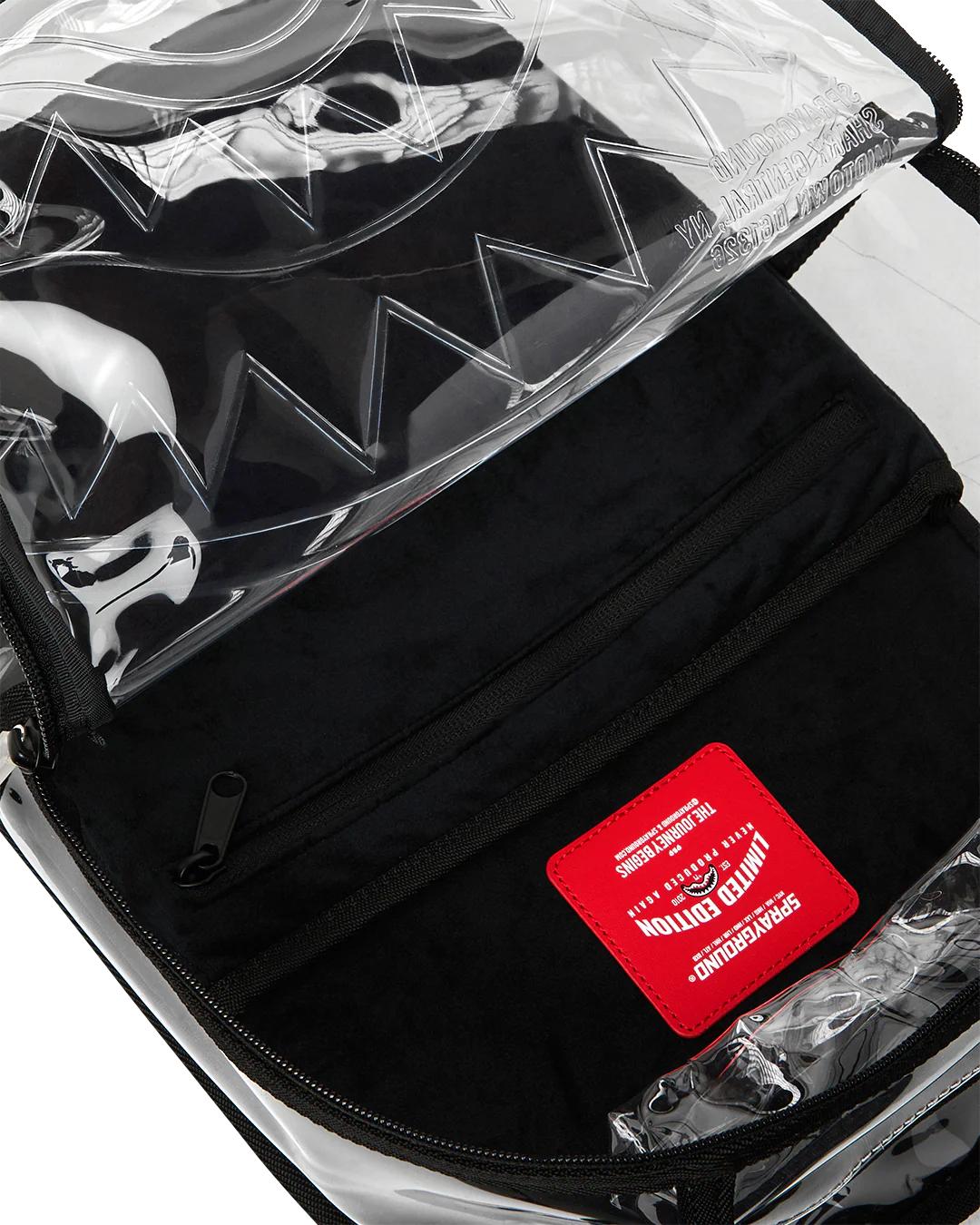 SHARK CENTRAL - CLEAR BACKPACK | Sprayground Quality