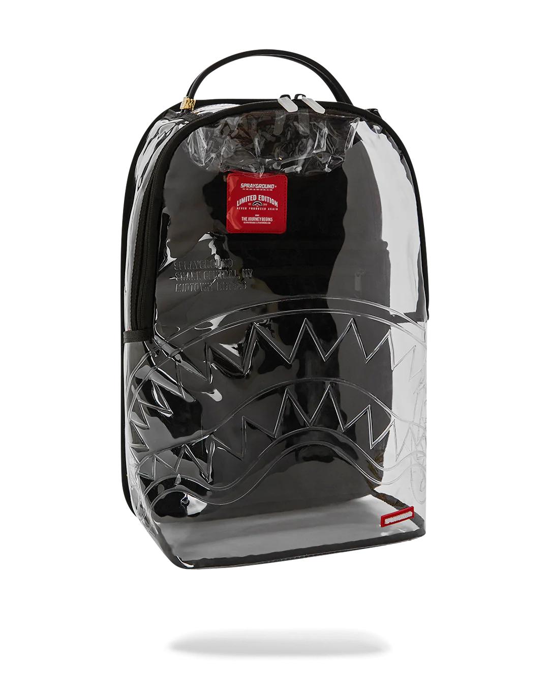 SHARK CENTRAL - CLEAR BACKPACK | Sprayground Quality