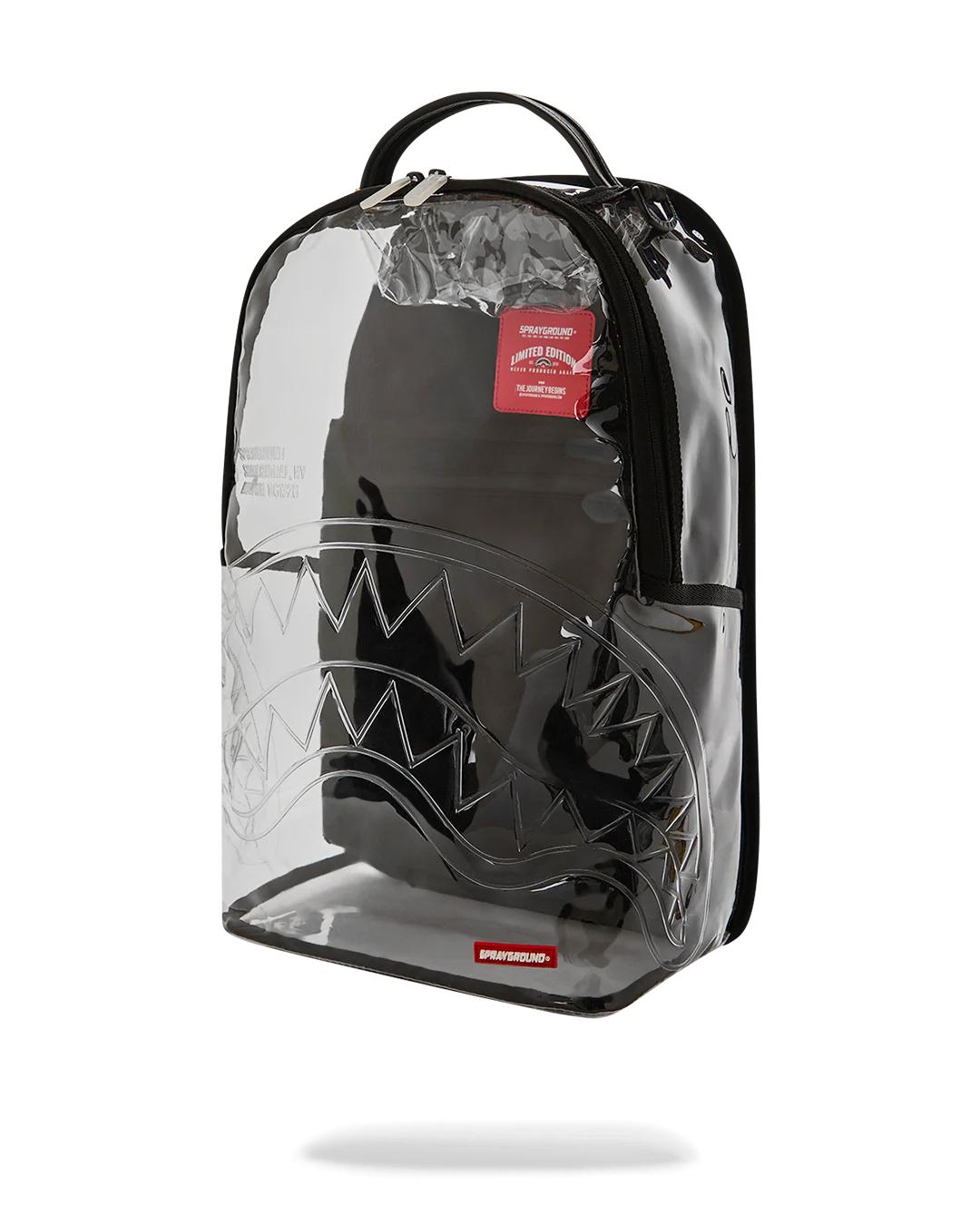 SHARK CENTRAL - CLEAR BACKPACK | Sprayground Quality
