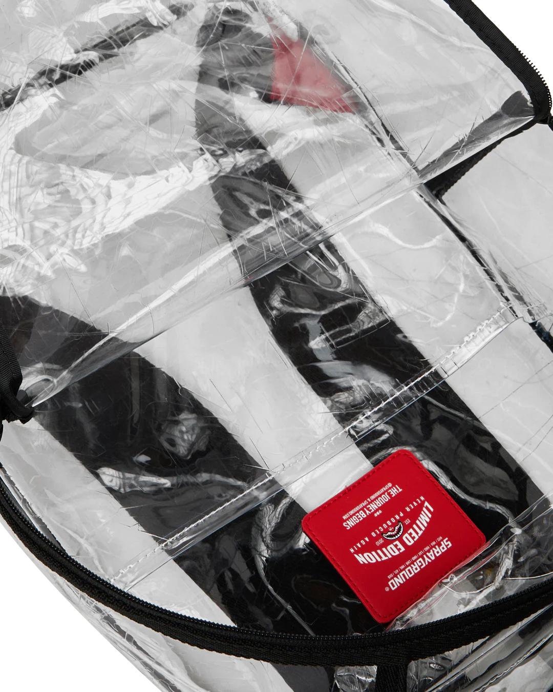 FULLY CLEAR EMBOSSED BOSS BACKPACK | Sprayground Premium