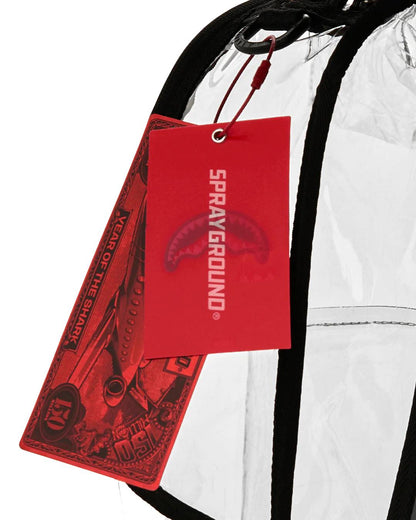 FULLY CLEAR EMBOSSED BOSS BACKPACK | Sprayground Premium