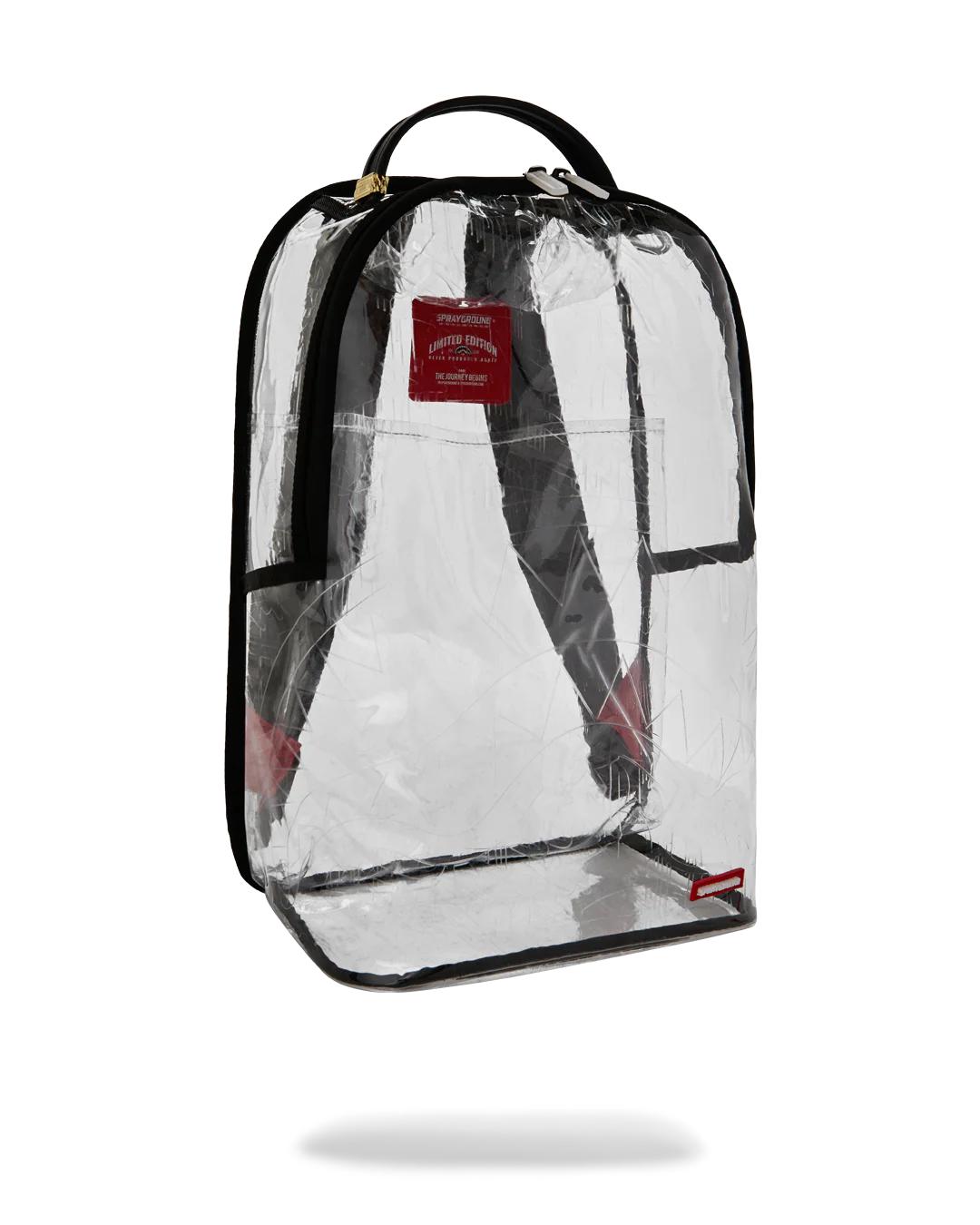 FULLY CLEAR EMBOSSED BOSS BACKPACK | Sprayground Premium
