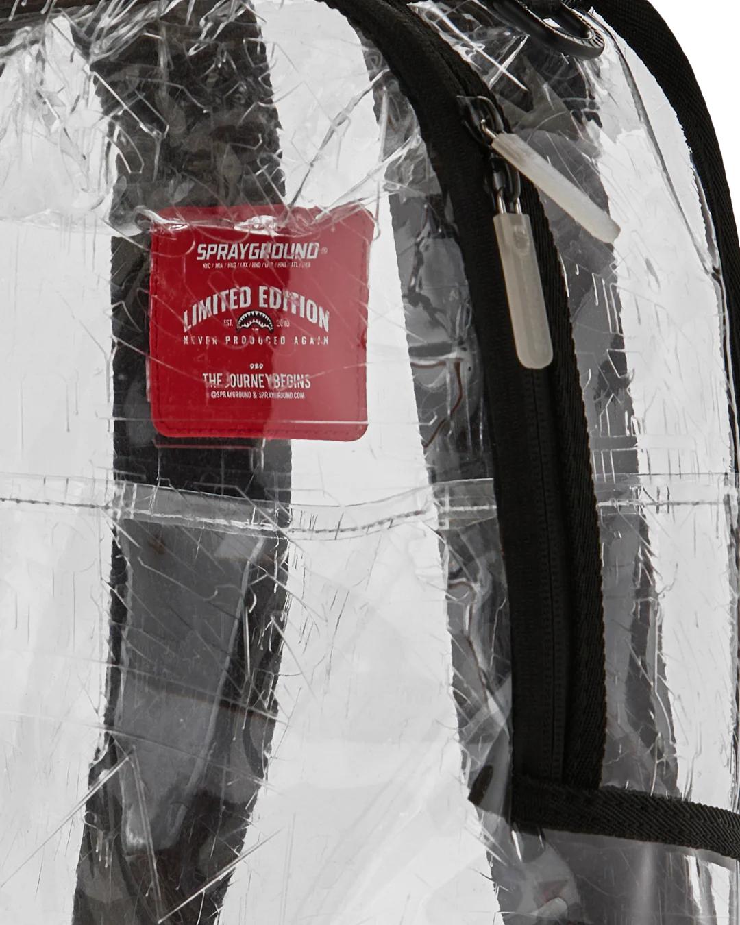 FULLY CLEAR EMBOSSED BOSS BACKPACK | Sprayground Premium