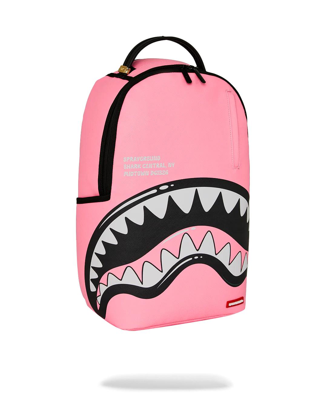 SHARK CENTRAL BUBBLE SHARK (PINK) BACKPACK | Sprayground New