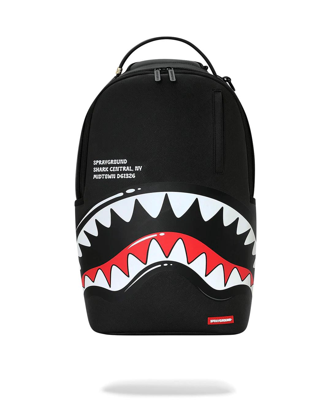 SHARK CENTRAL BUBBLE SHARK (BLK) BACKPACK | Sprayground Featured