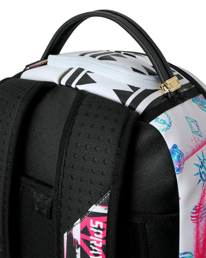 STENCIL PENCIL CONTINENTAL BACKPACK | Sprayground Exclusive
