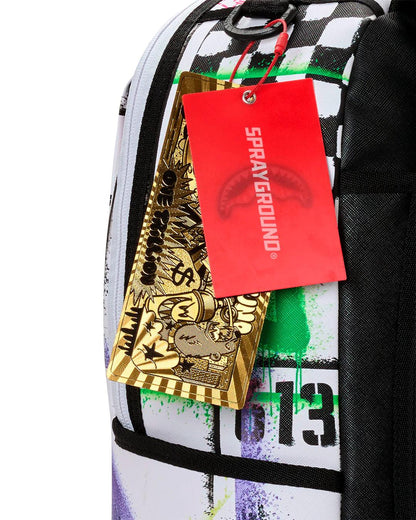 STENCIL PENCIL CONTINENTAL BACKPACK | Sprayground Exclusive