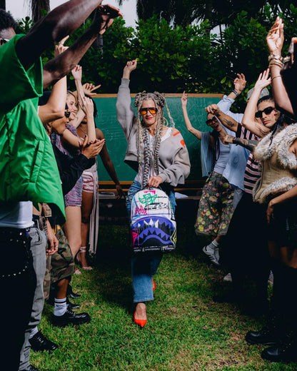 STENCIL PENCIL CONTINENTAL BACKPACK | Sprayground Exclusive