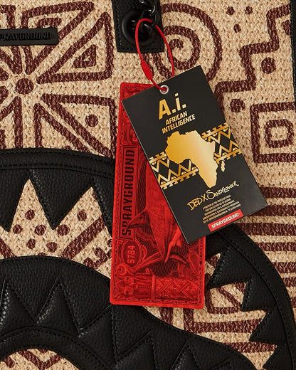 A.I. PALM MIRAGE SHARK LUXE BEACH TOTE | Sprayground Best Seller