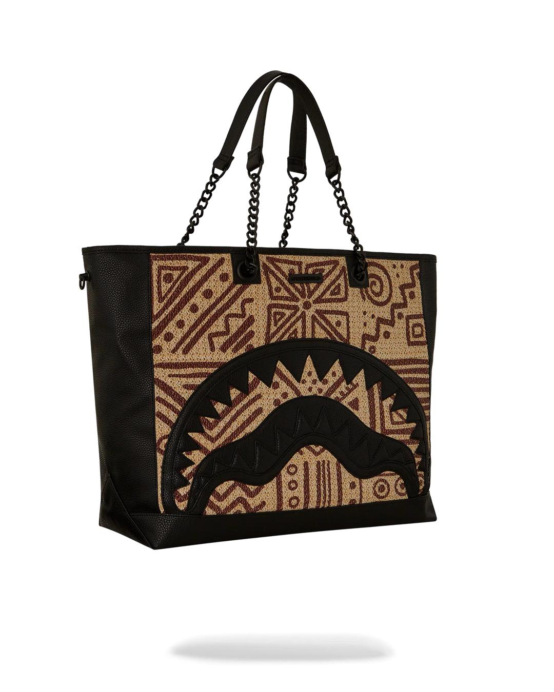 A.I. PALM MIRAGE SHARK LUXE BEACH TOTE | Sprayground Best Seller