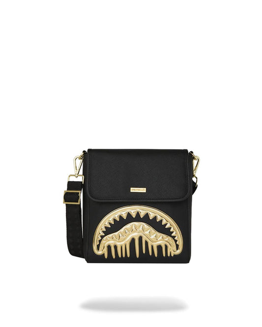 GOLDHEART SHARK DRIP MESSENGER SLING | Sprayground Essential