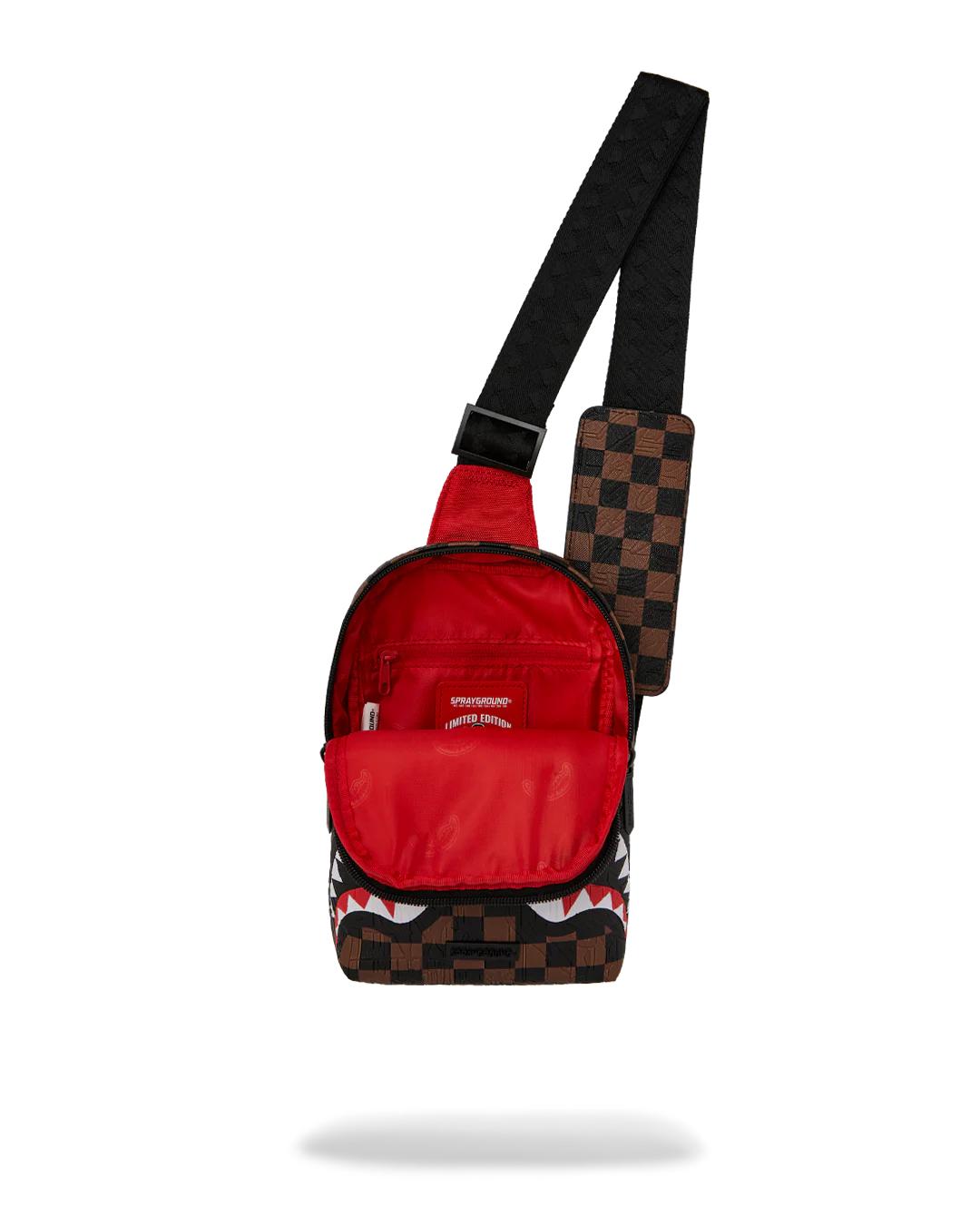 THE PRIVATE JET SHARK CLUB BACKPACK SLING | Sprayground Latest