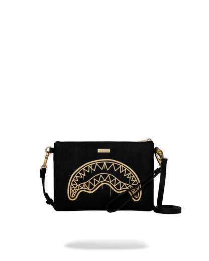 GOLD FANG CROSSOVER CLUTCH | Sprayground Featured