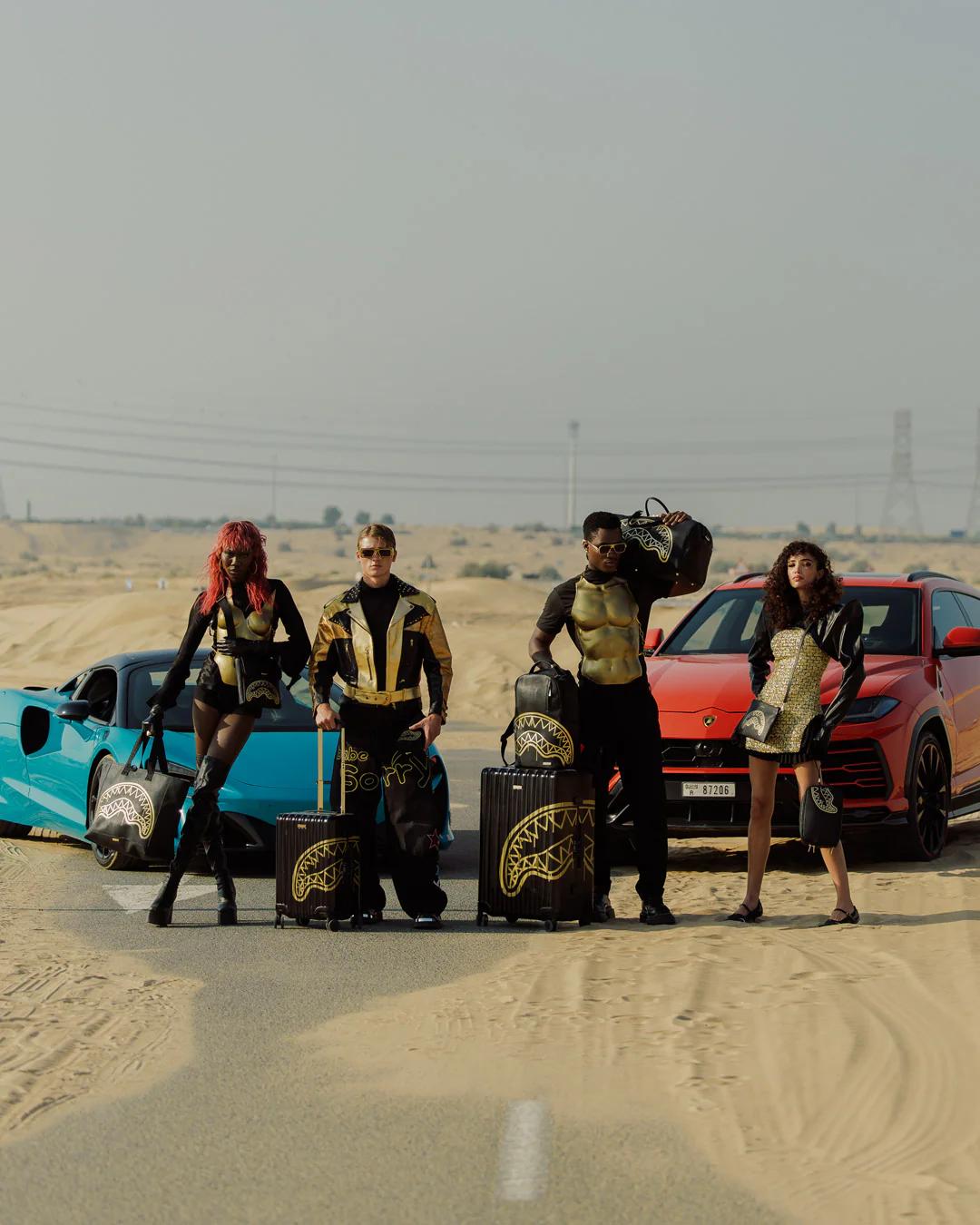 GOLD FANG CROSSOVER CLUTCH | Sprayground Featured
