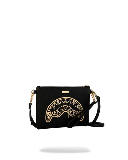 GOLD FANG CROSSOVER CLUTCH | Sprayground Featured
