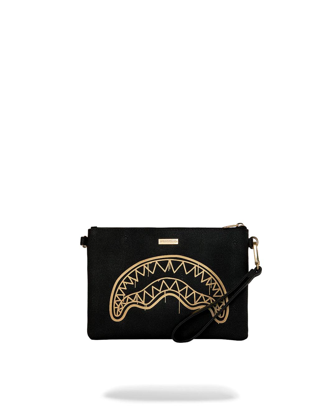 GOLD FANG CROSSOVER CLUTCH | Sprayground Featured