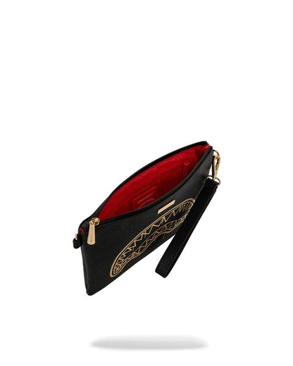 GOLD FANG CROSSOVER CLUTCH | Sprayground Featured