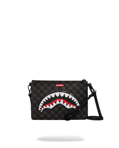 SHARKS IN PARIS HYPER PUFF CROSSOVER CLUTCH | Sprayground Best Seller