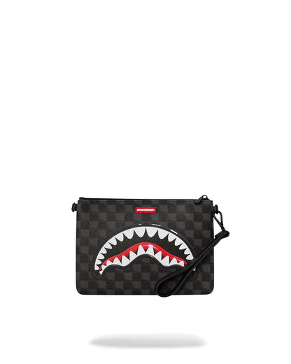SHARKS IN PARIS HYPER PUFF CROSSOVER CLUTCH | Sprayground Best Seller