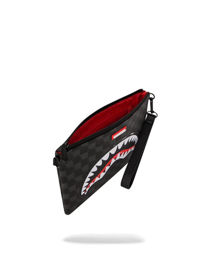 SHARKS IN PARIS HYPER PUFF CROSSOVER CLUTCH | Sprayground Best Seller