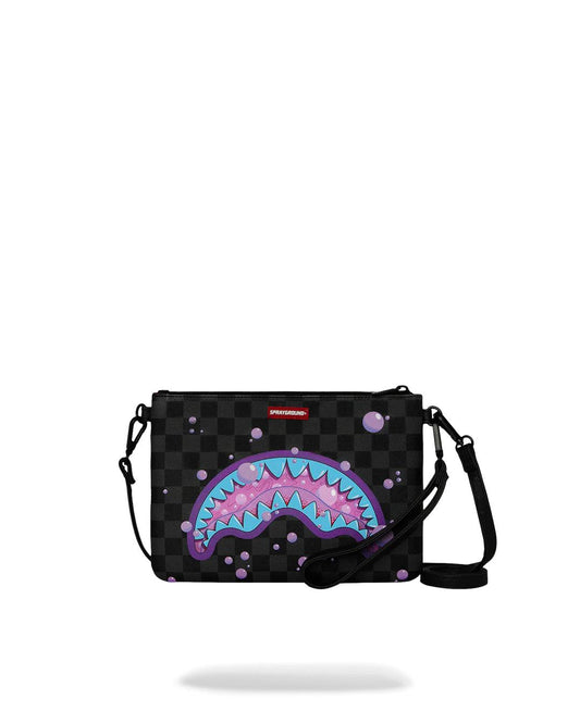 PURPLE SLIME SHARK CROSSOVER CLUTCH | Sprayground Signature
