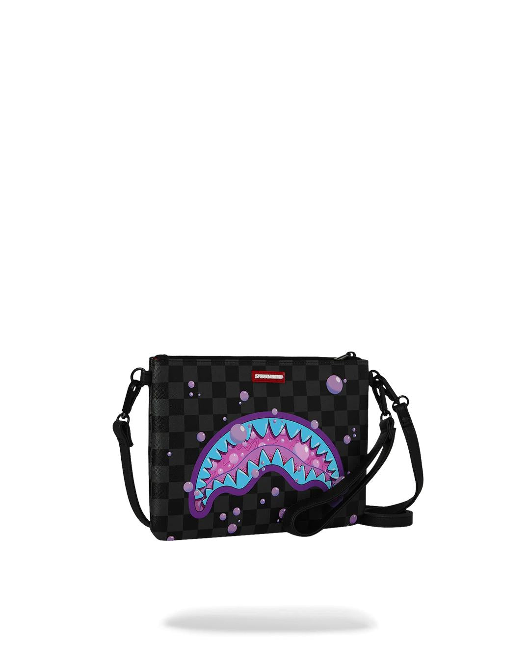 PURPLE SLIME SHARK CROSSOVER CLUTCH | Sprayground Signature
