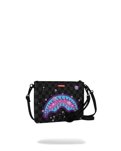 PURPLE SLIME SHARK CROSSOVER CLUTCH | Sprayground Signature