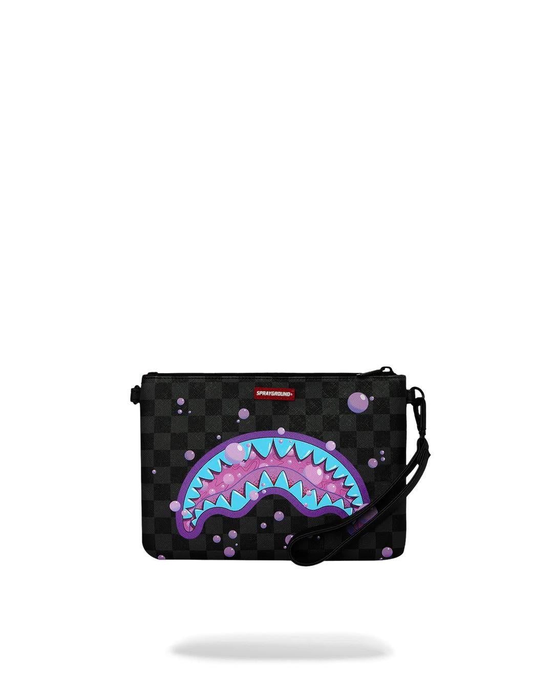 PURPLE SLIME SHARK CROSSOVER CLUTCH | Sprayground Signature