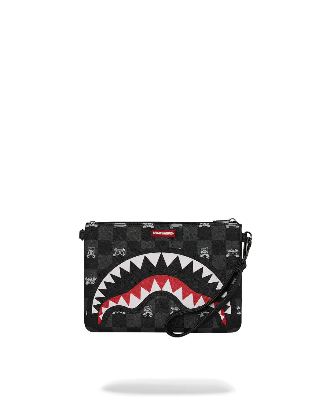 SHARK MOB HIDEOUT CROSSOVER CLUTCH | Sprayground Great Value