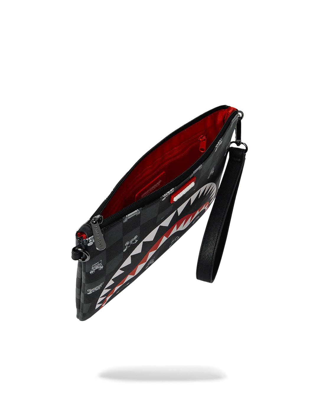 SHARK MOB HIDEOUT CROSSOVER CLUTCH | Sprayground Great Value