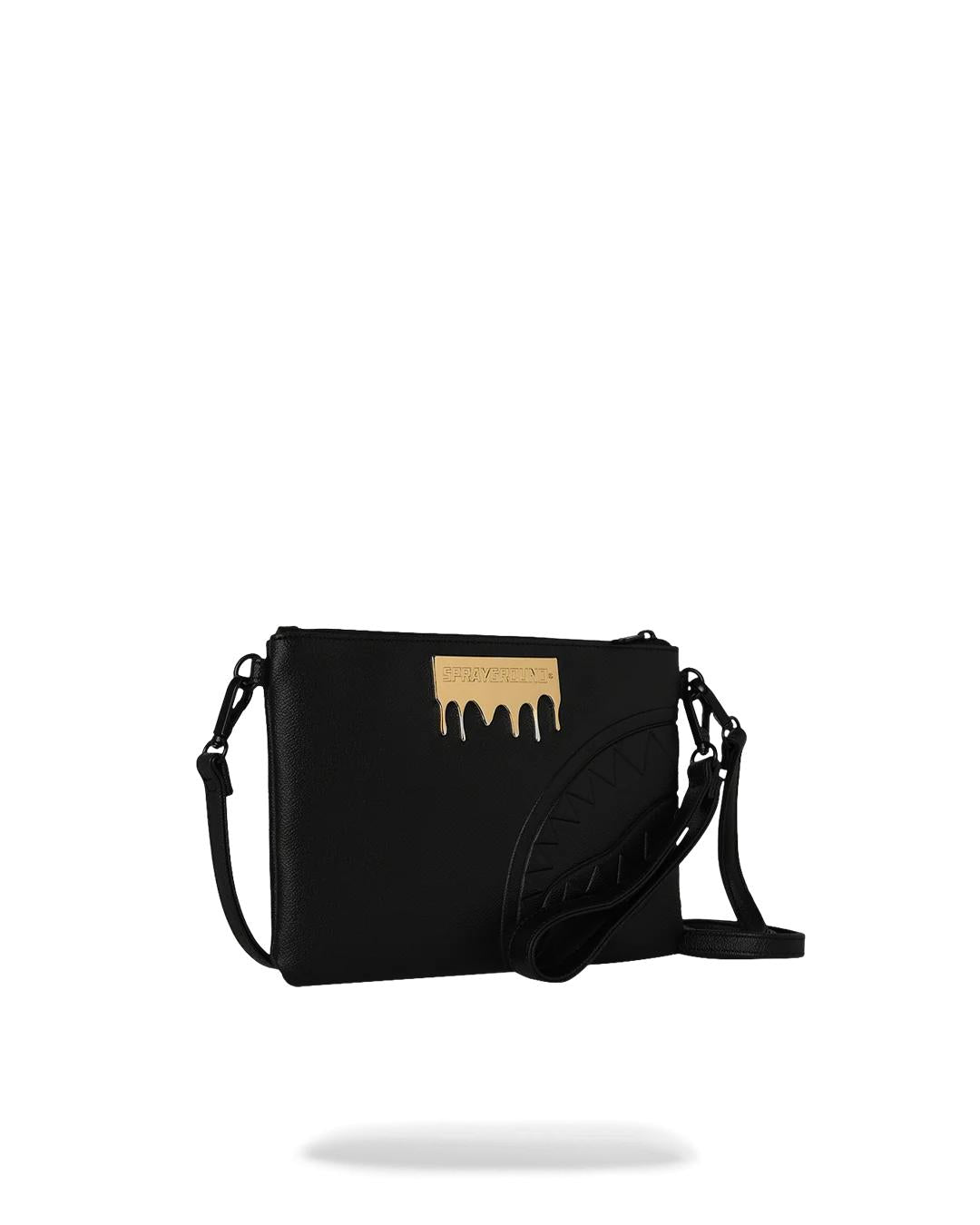 GOLD BRICK DRIP CROSSOVER CLUTCH | Sprayground Premium