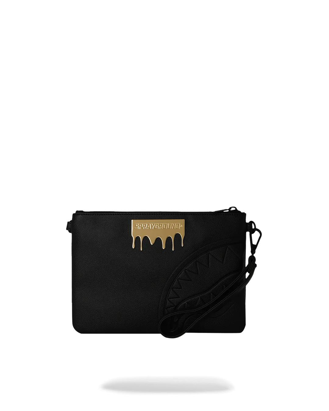 GOLD BRICK DRIP CROSSOVER CLUTCH | Sprayground Premium
