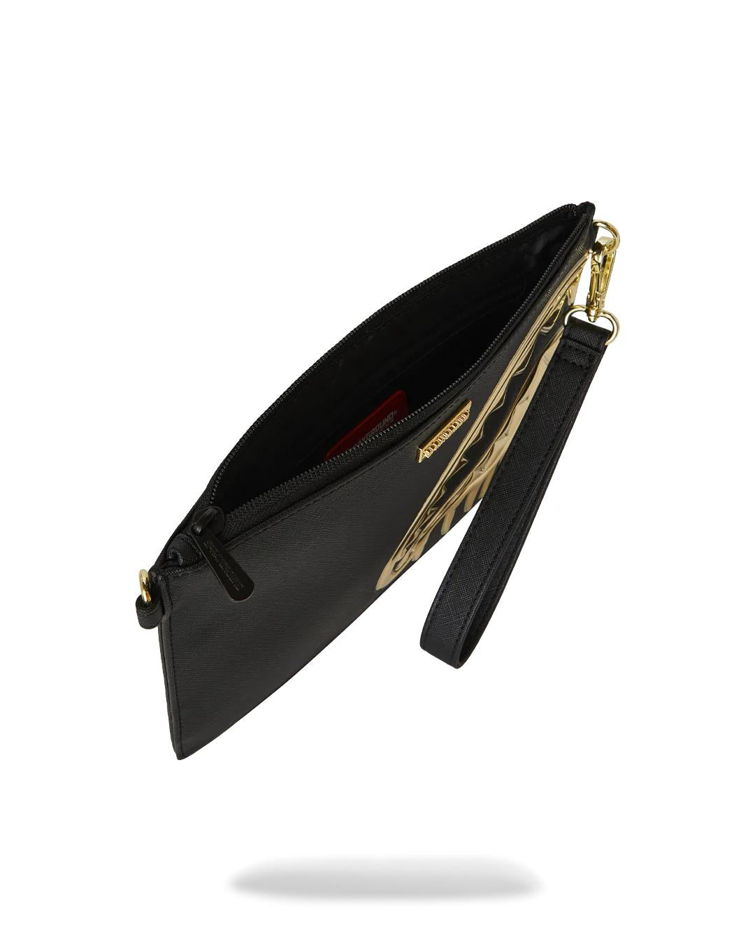 GOLDHEART SHARK DRIP CROSSOVER CLUTCH | Sprayground Signature