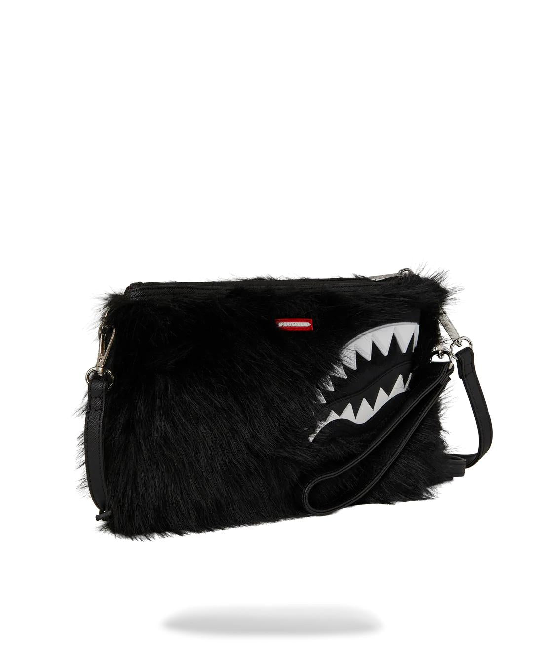 FURZILLA SHARK (NIGHT) CROSSOVER CLUTCH | Sprayground Essential