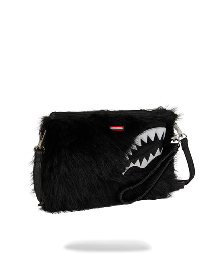 FURZILLA SHARK (NIGHT) CROSSOVER CLUTCH | Sprayground Essential