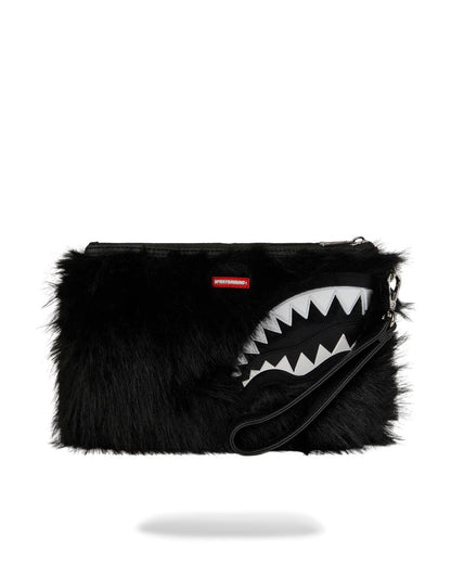 FURZILLA SHARK (NIGHT) CROSSOVER CLUTCH | Sprayground Essential