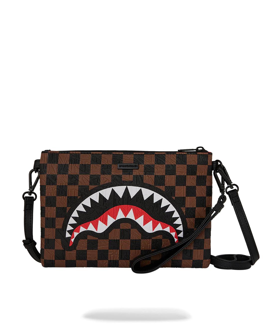 THE PRIVATE JET SHARK CLUB CROSSOVER CLUTCH | Sprayground Great Value