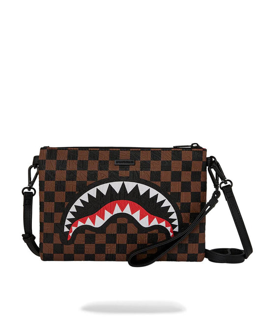 THE PRIVATE JET SHARK CLUB CROSSOVER CLUTCH | Sprayground Great Value