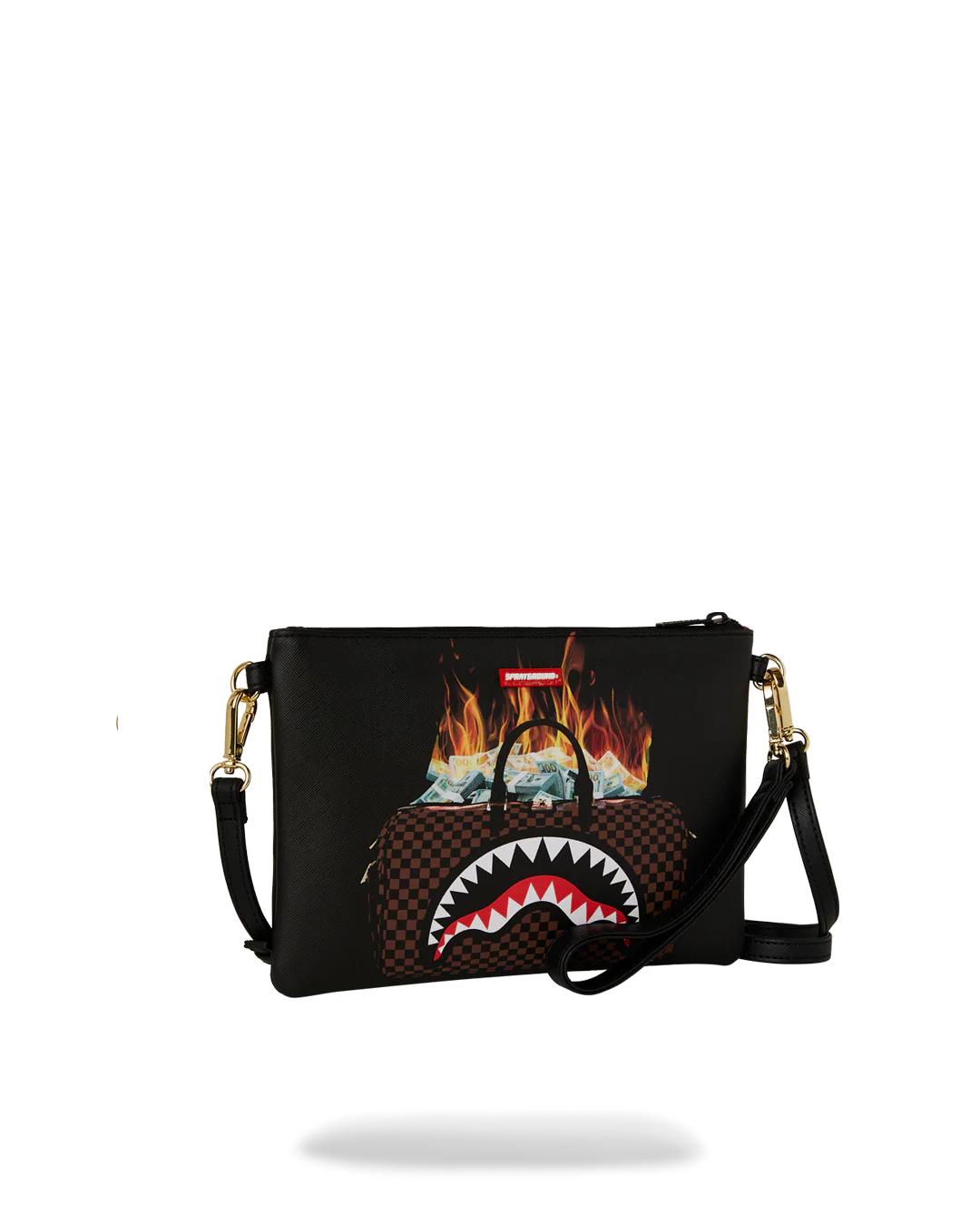 MONEY BAG DOUBLE TAKE CROSSOVER CLUTCH | Sprayground Latest