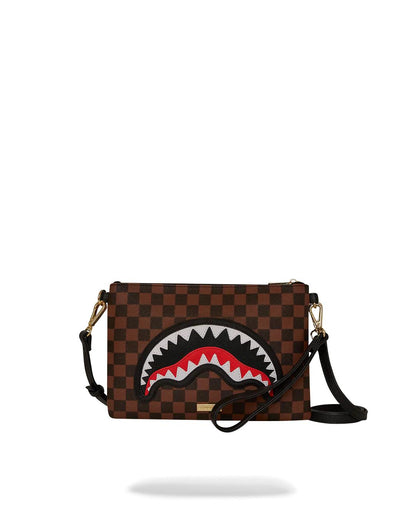 SAWTOOTH SHARKS IN PARIS CROSSOVER CLUTCH | Sprayground Trending