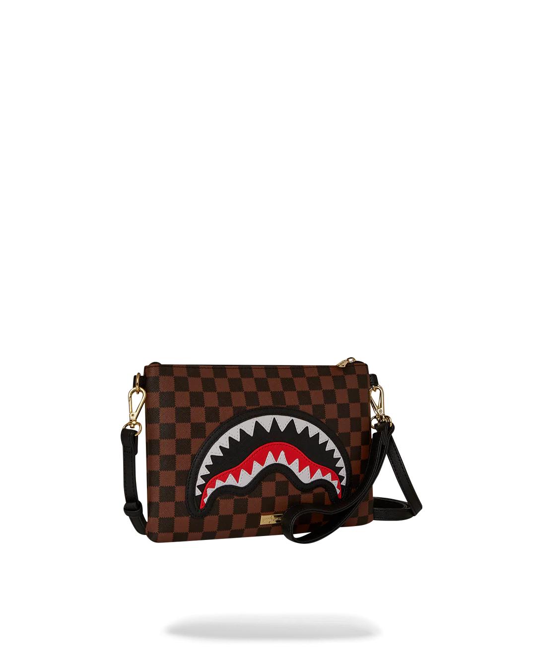 SAWTOOTH SHARKS IN PARIS CROSSOVER CLUTCH | Sprayground Trending