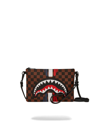 SHARKS IN PARIS GT CROSSOVER CLUTCH | Sprayground Signature