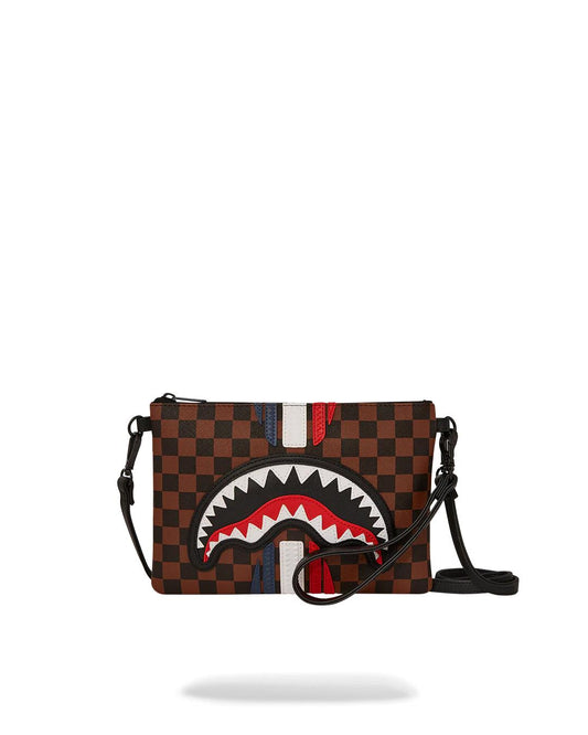 SHARKS IN PARIS GT CROSSOVER CLUTCH | Sprayground Signature