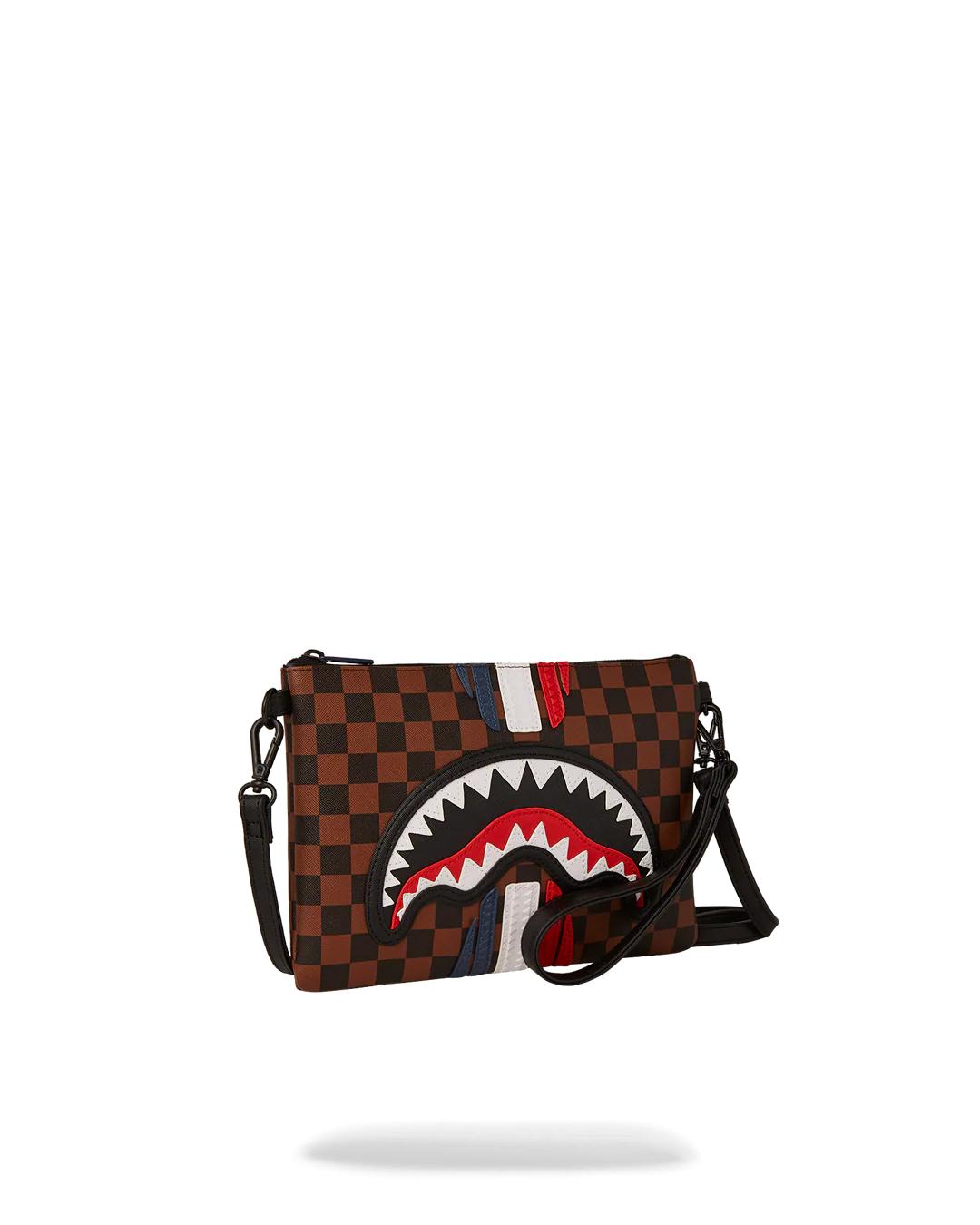 SHARKS IN PARIS GT CROSSOVER CLUTCH | Sprayground Signature